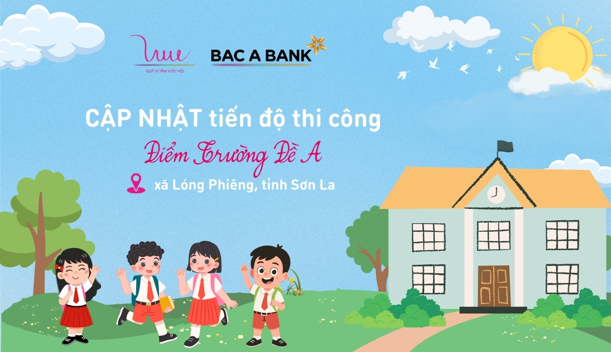 Điểm trường Đề A (xã Lóng Phiêng, tỉnh Sơn La) bước vào giai đoạn hoàn thiện